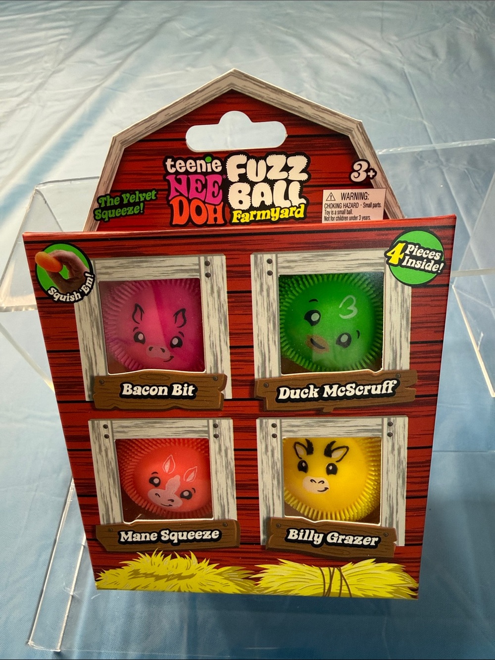 Toy Set - Pink, Green, Orange, Yellow